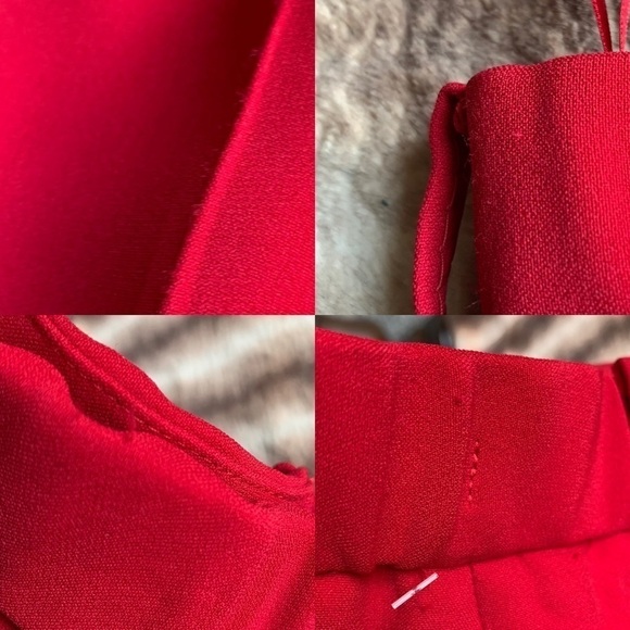 Nº21 Tuxedo Side Stripe Red Straight Leg Pants - Picture 10 of 12